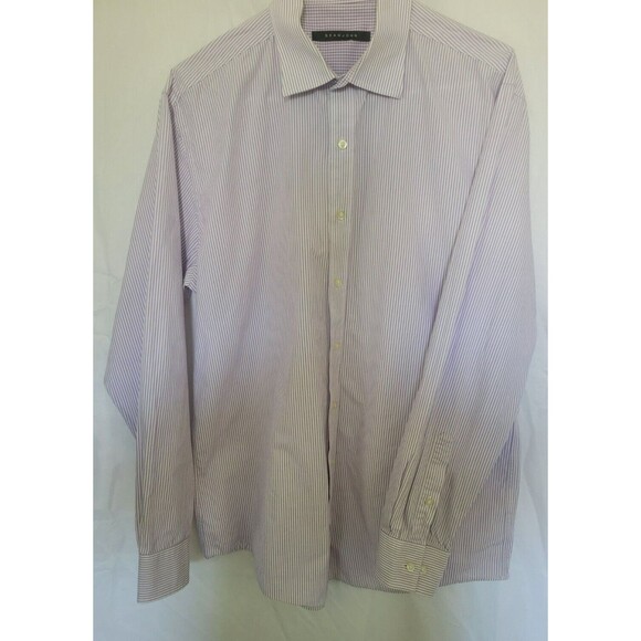 Sean John Tailored Mens Dress Shirt Size 16.5 34/35 Long Sleeve Button Down - Picture 8 of 8